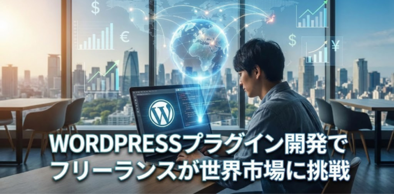 WordPressプラグイン開発でフリーランスが世界市場に挑戦
